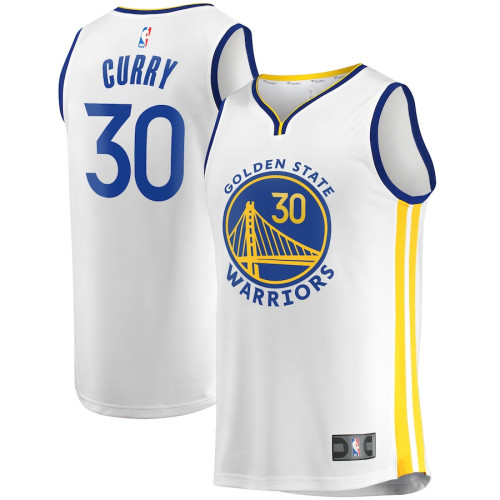 Stephen Curry Golden State Warriors Fanatics Branded 2022/23 Fast Break Replica Player Jersey - Association Edition - White Stephen Curry Golden State Warriors Fanatics Branded 2022/23 Fast Break Replica Player Jersey - Association Edition - White